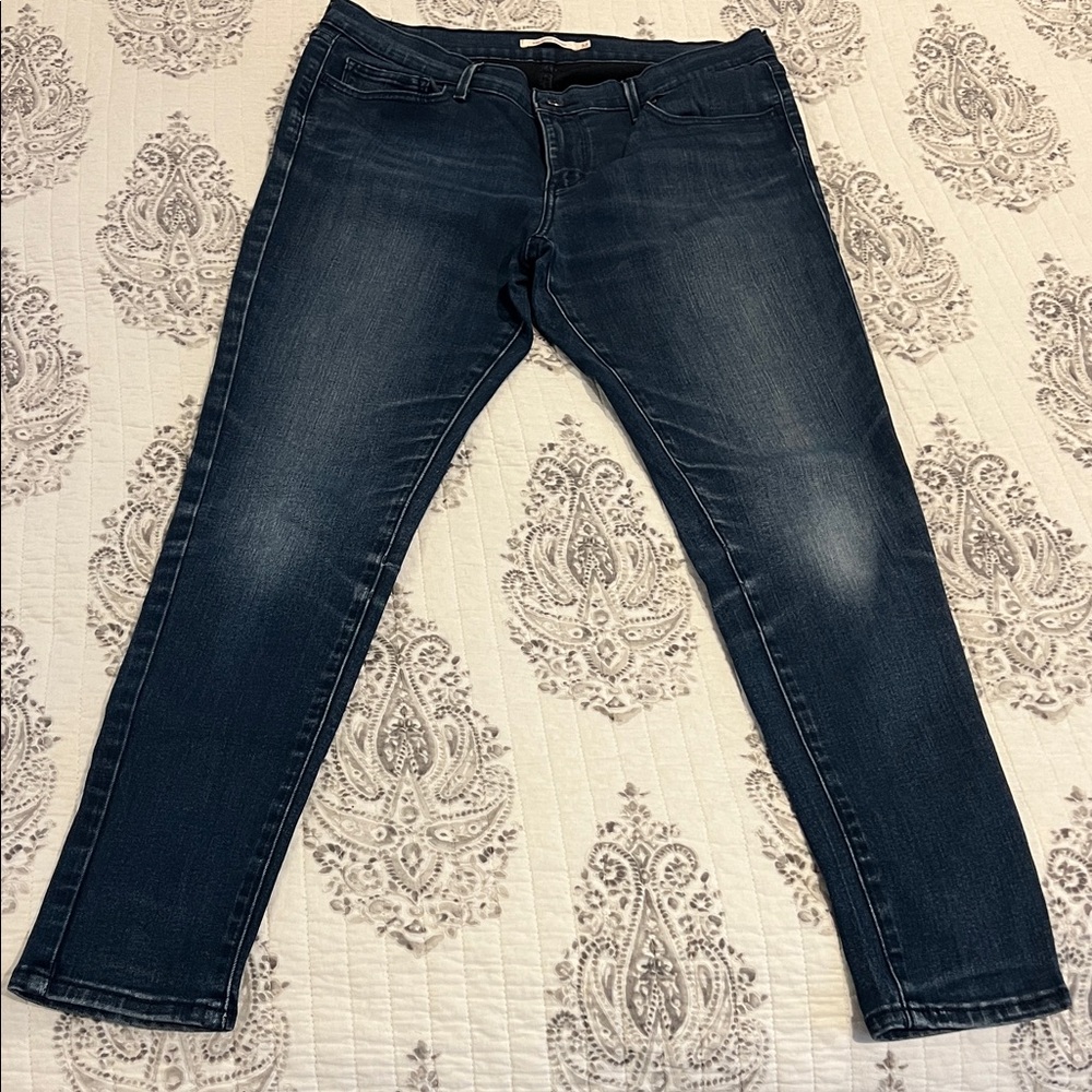 Levi's 710 Super Skinny Jeans in Deep Blue